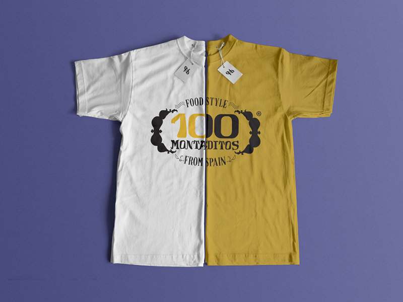 Playeras 100 montaditos